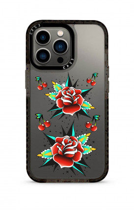 Shockproof Recycled Apple iPhone 13 PRO MAX - Rose & Cherry