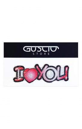 Sticker Glitter - STICKER_I Love You