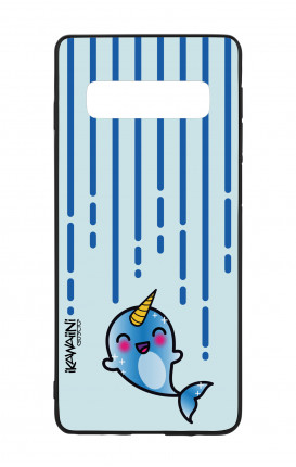 Samsung S10 WHT Two-Component Cover - Narwhal Kawaii