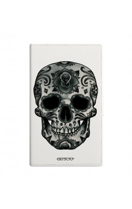 Cover Universal Casebook size2 - WHT DarkCalaveraSkull