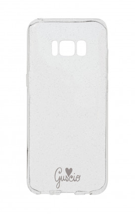 Cover GLITTER SOFT Sam S8 - Guscio With Love