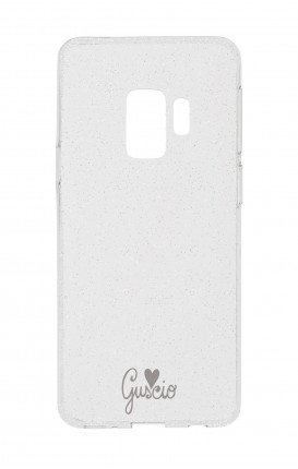 Cover Glitter Soft Samsung S9 - Guscio con Amore