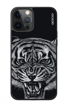 Cover Bicomponente Apple iPhone 12 PRO MAX - Tigre nera