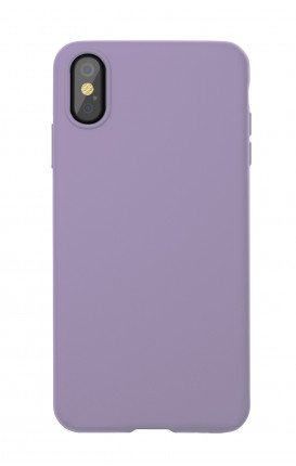 Rubber case iPh X/XS Lilla - Neutro