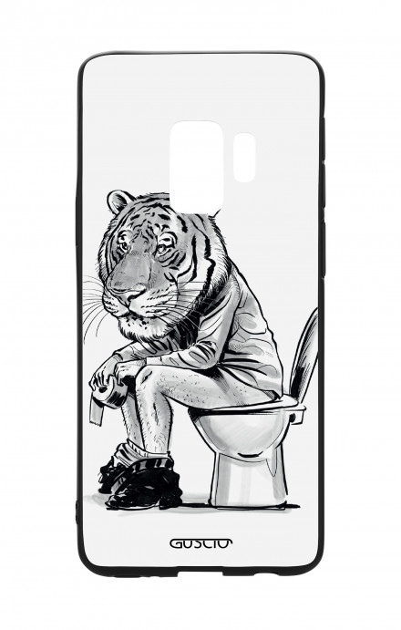 Cover Bicomponente Samsung S9Plus  - Tigre al cesso