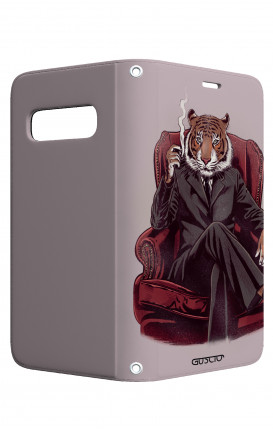 Case STAND VStyle Samsung S10Plus - Elegant Tiger
