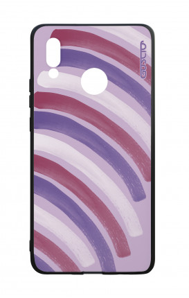 Huawei P20Lite WHT Two-Component Cover - Pink Stripes