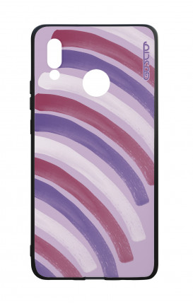 Cover Bicomponente Huawei P20Lite - Righe rosa