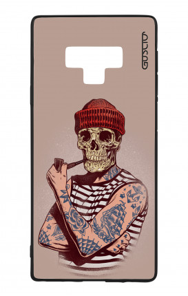 Samsung Note 9 WHT Two-Component Cover - Skull Sailor with Red Cup