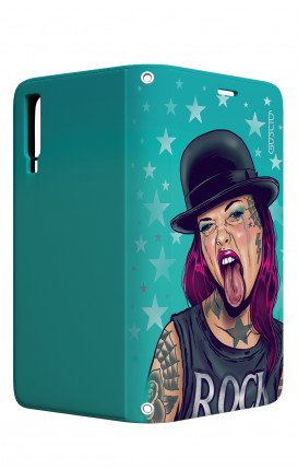 Cover STAND Samsung A7 2018 - Ragazza linguaccia