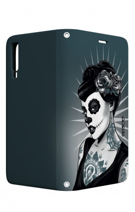 Case STAND VStyle Samsung A7 2018 - Calavera Grey Shades