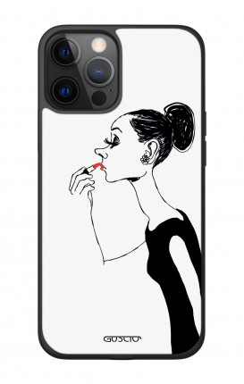 Apple iPhone 12 6.7" Two-Component Cover - Lady with Lipstick