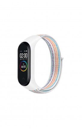 Cinturino per Xiaomi Mi Smart Band 6 Colorful White - Neutro