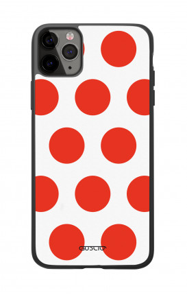 Apple iPhone 11 PRO Two-Component Cover - Red Polka dot