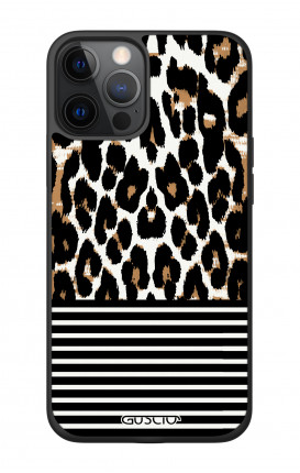 Apple iPhone 12 6.7" Two-Component Cover - Animalier & Stripes