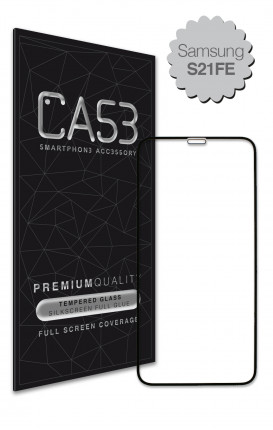 Silkscreen Tempered Glass Samsung S21 FE - Neutro