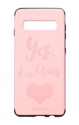 Case Skin Feeling Samsung S10e PNK - Yes. I'm Crazy