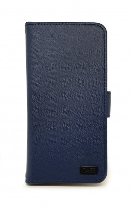 Universal BookCase Blue Saffiano Leather - Neutro