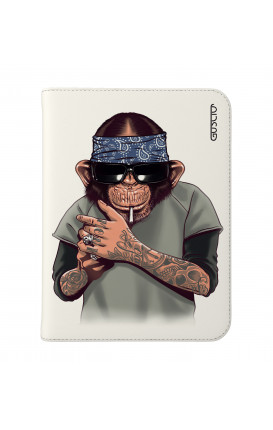 Cover Universal Tablet Case per 7/8" display - Scimpanze con bandana