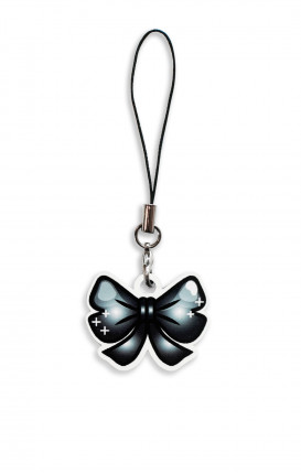 Charms PVC (2/3cm pendant) - CHARM_Black Bow