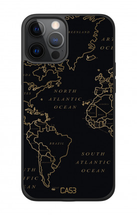 Apple iPhone 12 6.7" Two-Component Cover - Planisphere Black