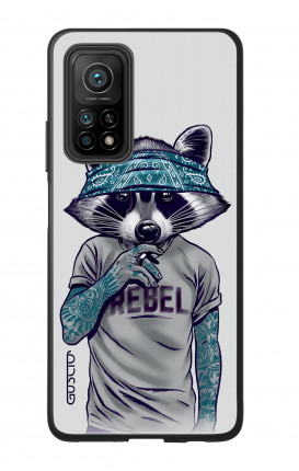 Xiaomi MI 10T PRO Two-Component Cover - Raccoon with bandana