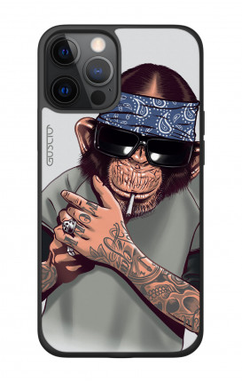 Apple iPhone 12 6.7" Two-Component Cover - Chimp with bandana