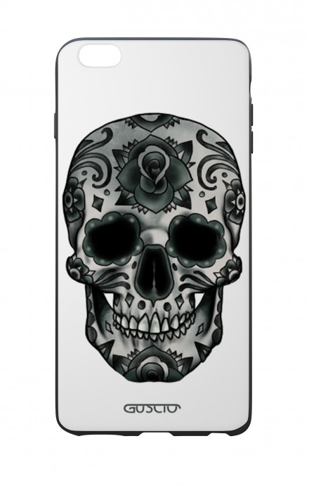 Apple iPhone 6 PLUS WHT Two-Component Cover - WHT DarkCalaveraSkull