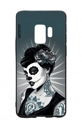 Samsung S9Plus WHT Two-Component Cover - Calavera Grey Shades