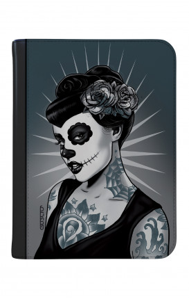 Case UNV TABLET 7-8" WHT/BLACK - Calavera Grey Shades