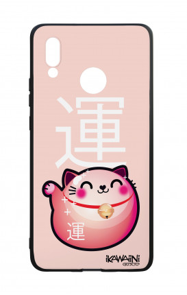 Huawei P20Lite WHT Two-Component Cover - Japanese Fortune cat Kawaii