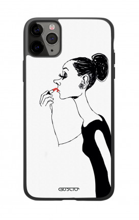 Cover Bicomponente Apple iPhone 11 PRO MAX - Miss con rossetto