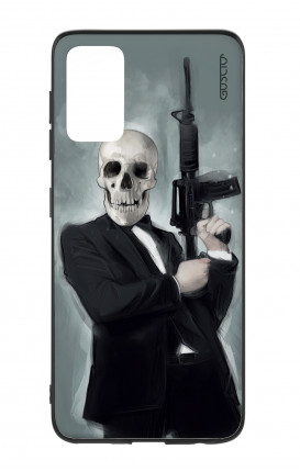 Samsung S20Plus Two-Component Cover - Skull with Tommy-Gun 