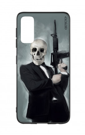 Cover Samsung S20 - Skull with Tommy-Gun 