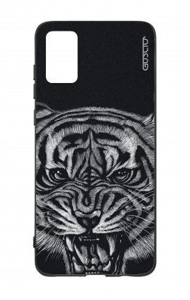 Samsung A41 Two-Component Cover - Black Tiger