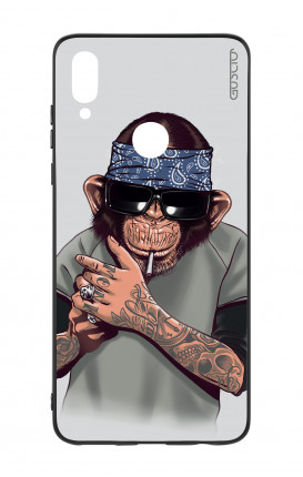 Cover Bicomponente Xiaomi Redmi Note 7 - Scimpanze con bandana