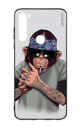 Cover Bicomponente Xiaomi Redmi Note 8T - Scimpanze con bandana