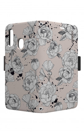 Case STAND VStyle EARS Samsung A40 - Peonias