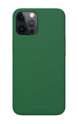 Luxury Leather Case Apple iPhone 12 PRO MAX EMERALD - Neutro