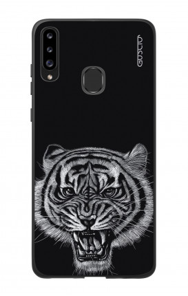 Cover Bicomponente Samsung A20s - Tigre nera