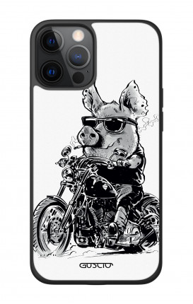 Cover Bicomponente Apple iPhone 12 PRO MAX - Maiale biker