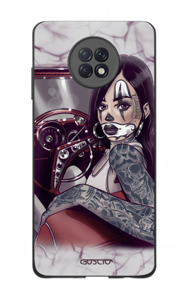 Cover Bicomponente Xiaomi Redmi Note 9T 5G - Pin Up Chicana in auto