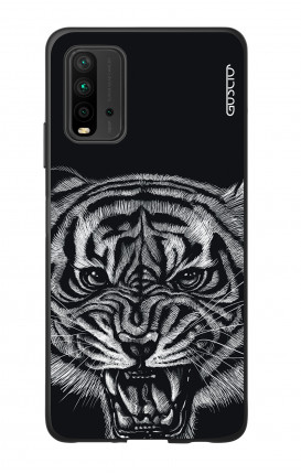 Two components case Xiaomi Redmi 9T - Black Tiger