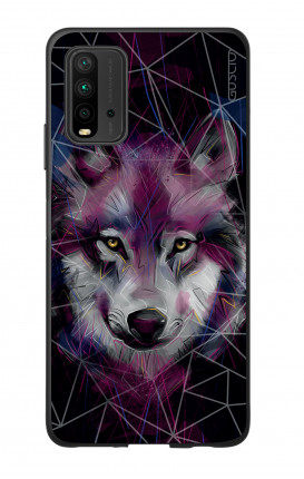 Cover Bicomponente Xiaomi Redmi 9T  - Lupo neon