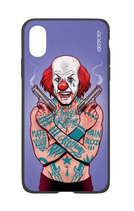 Apple iPhone X White Two-Component Cover - Clown Mate