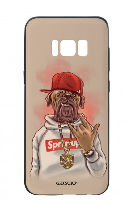 Samsung S8 White Two-Component Cover - Rap Dog