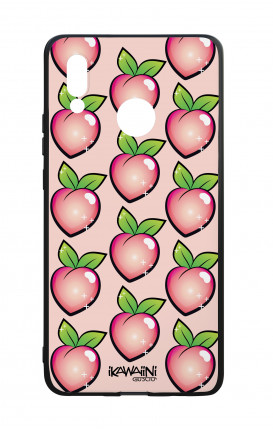 Huawei P20Lite WHT Two-Component Cover - Peaches Pattern Kawaii