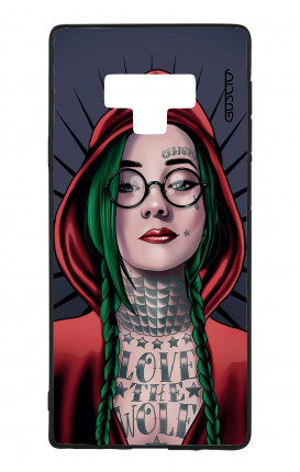 Samsung Note 9 WHT Two-Component Cover - Red Hood Girl