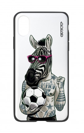Cover Bicomponente Apple iPhone XS MAX - Zebra bianco