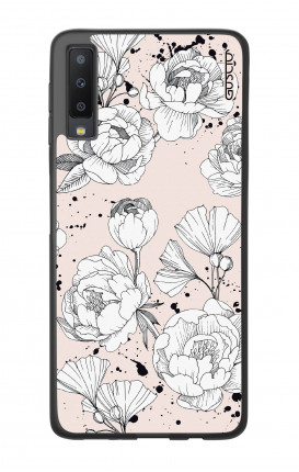 Cover Bicomponente Samsung A7 2018 - Peonie